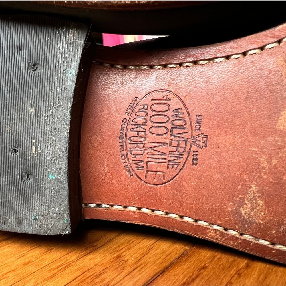 Discontinued Wolverine 1000 Mile Evelyn Women's 7.5B Black Leather Boots - Used - Picture 2 of 12